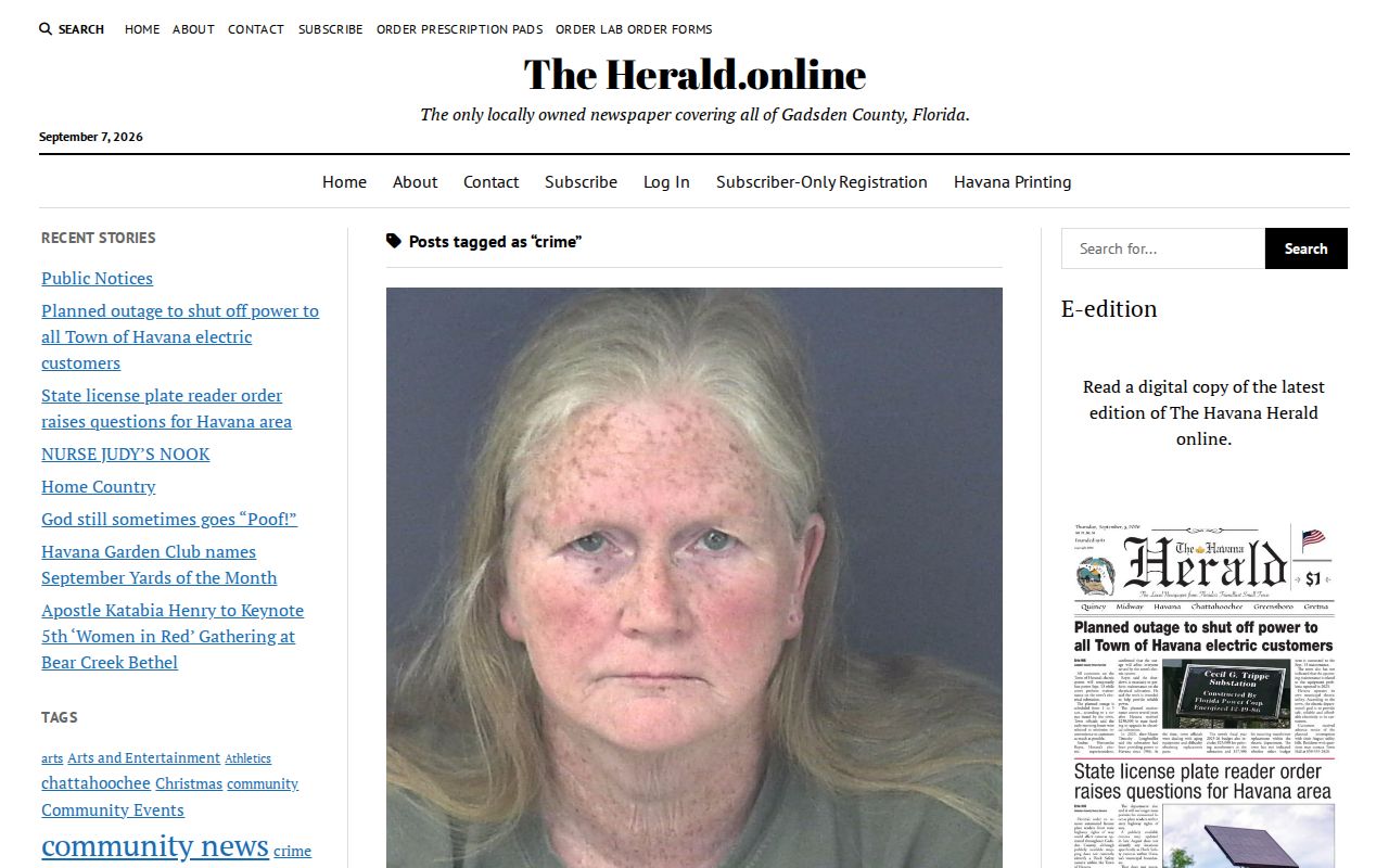 Gadsden County arrest news and crime archive navigation